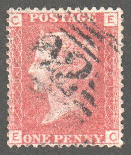 Great Britain Scott 33 Used Plate 81 - EC - Click Image to Close